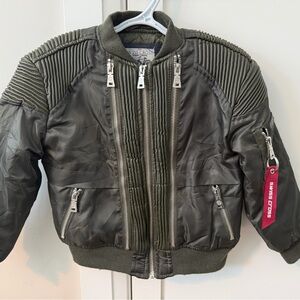 Kids Bomber Jacket - Green